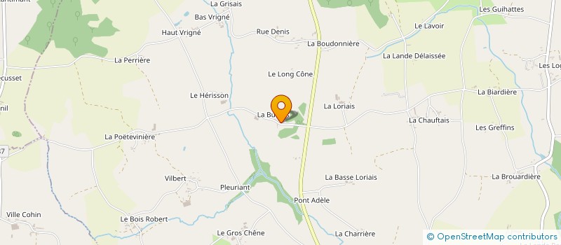 localisation de l'entreprise MADAME JULIE BOUSSAIS  BAZOUGES-LA-PEROUSE