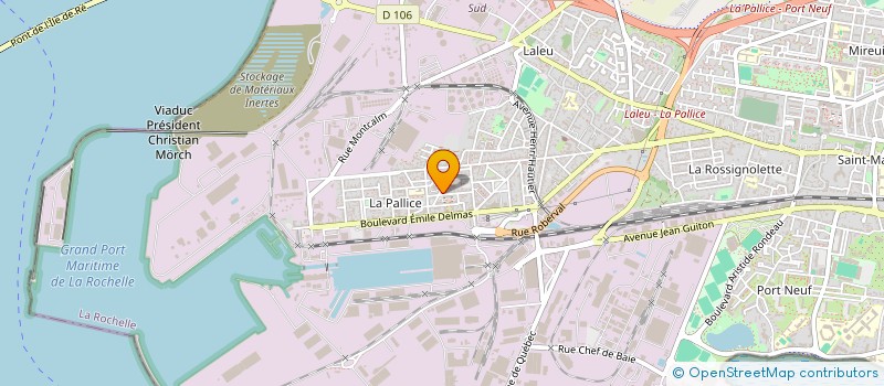 localisation de l'entreprise MADAME JULIE BOUTET  LA ROCHELLE