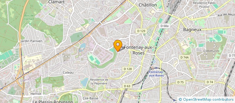 localisation de l'entreprise MADAME JULIE BOUTEVILLE à FONTENAY-AUX-ROSES