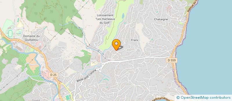 localisation de l'entreprise MADAME JULIE BOUXIERES à ROQUEBRUNE-SUR-ARGENS