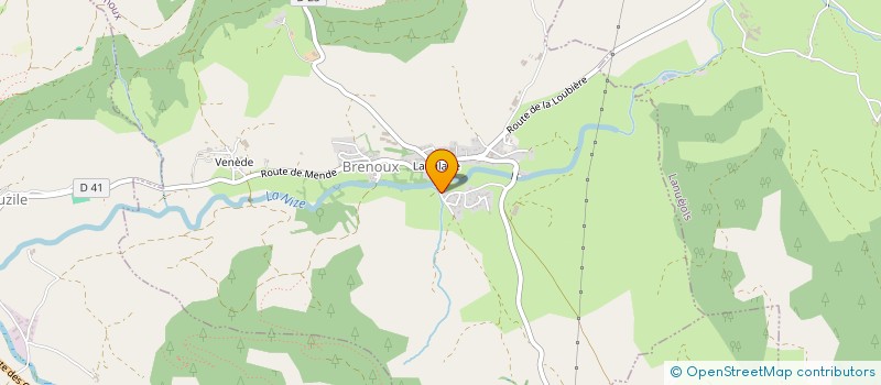 localisation de l'entreprise MADAME JULIE BRANCHET  BRENOUX