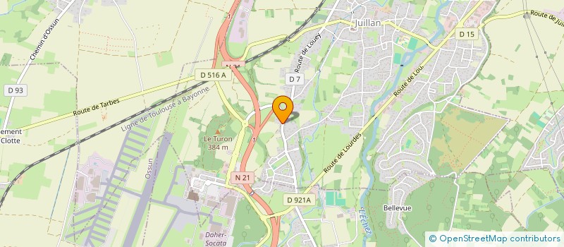 localisation de l'entreprise MADAME JULIE BRANDOLIN  TARBES