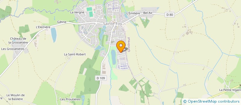 localisation de l'entreprise MADAME JULIE BRANDON  SAINTE-FOY