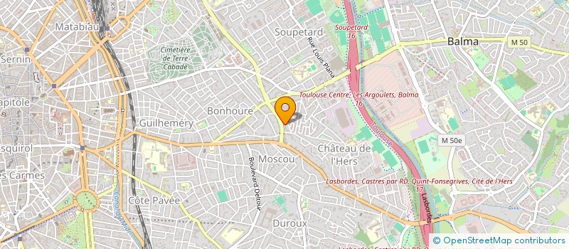 localisation de l'entreprise MADAME JULIE BRAUD à TOULOUSE
