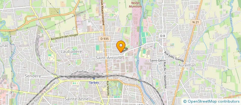 localisation de l'entreprise MADAME JULIE BRAVO  TARBES