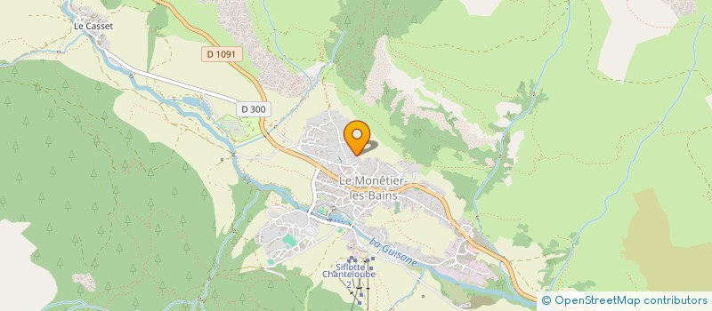 localisation de l'entreprise MADAME JULIE BRECHU à LE MONETIER-LES-BAINS