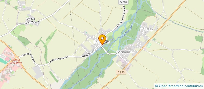 localisation de l'entreprise MADAME JULIE BREHERET  COURCELLES