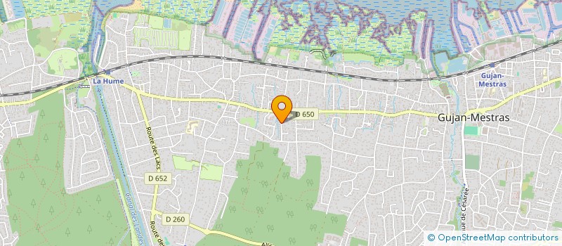 localisation de l'entreprise MADAME JULIE BRIARD  GUJAN-MESTRAS