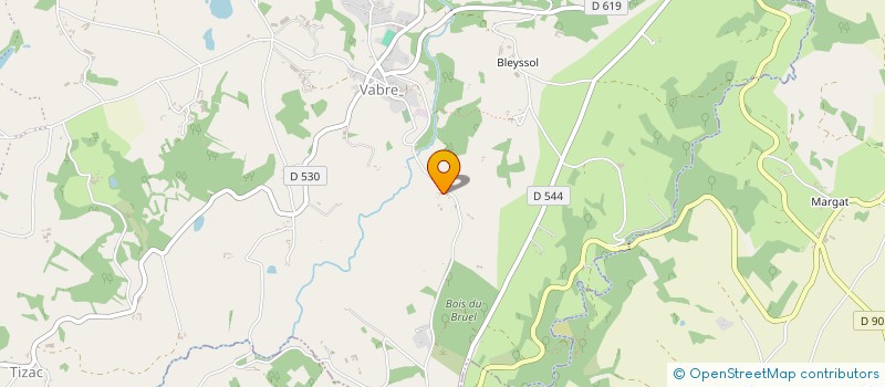 localisation de l'entreprise MADAME JULIE BRIAULT  LE BAS SEGALA