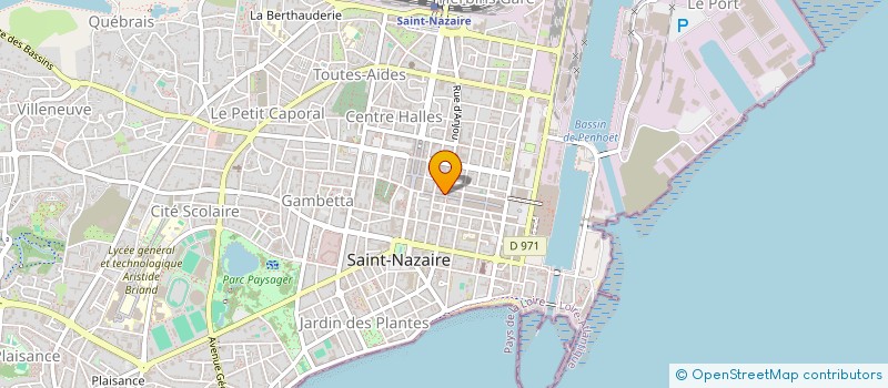 localisation de l'entreprise MADAME JULIE BRIEND à SAINT-NAZAIRE