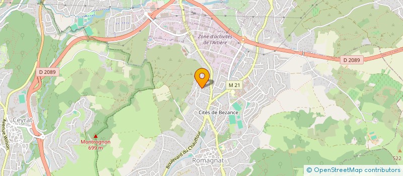 localisation de l'entreprise MADAME JULIE BRIHAYE  ROMAGNAT