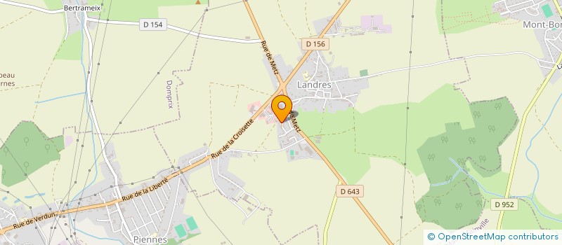 localisation de l'entreprise MADAME JULIE BRISTOT  LANDRES