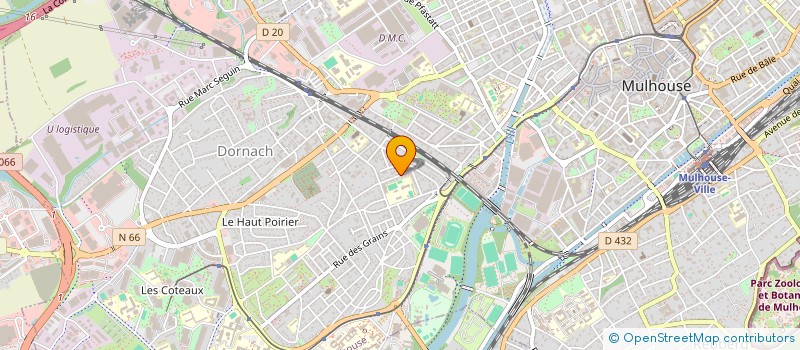 localisation de l'entreprise MADAME JULIE BRONDANI  MULHOUSE