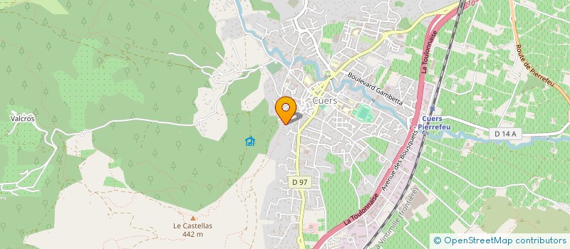 localisation de l'entreprise MADAME JULIE BRONDELLO  CUERS