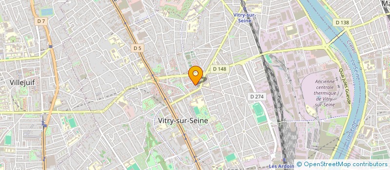 localisation de l'entreprise MADAME JULIE BROUARD à VITRY-SUR-SEINE