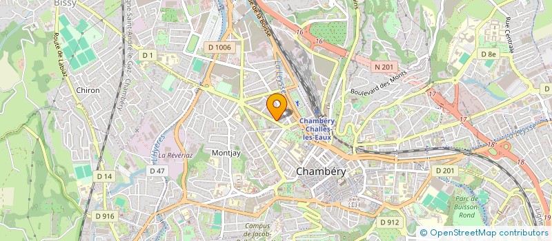 localisation de l'entreprise MADAME JULIE BROYER à CHAMBERY