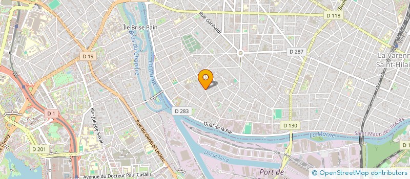 localisation de l'entreprise MADAME JULIE BRUN  SAINT-MAUR-DES-FOSSES