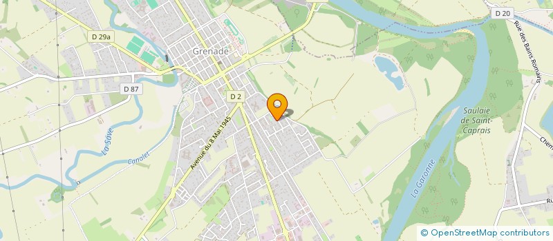 localisation de l'entreprise MADAME JULIE BRUNET  GRENADE