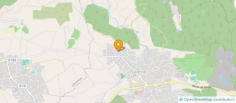 localisation de l'entreprise MADAME JULIE BRUNET  CAVEIRAC