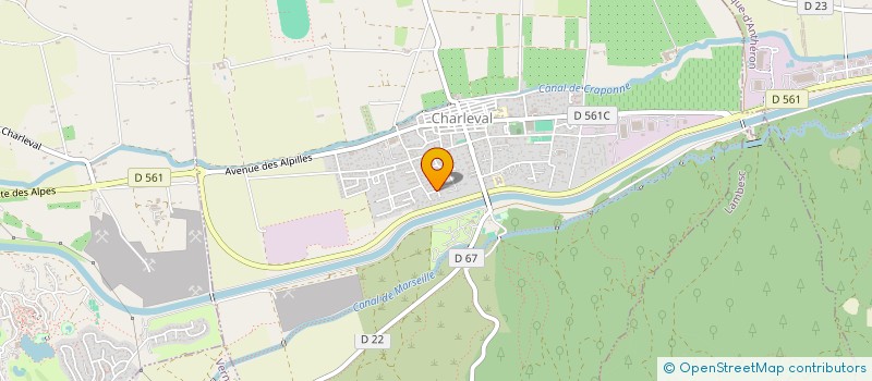 localisation de l'entreprise MADAME JULIE BRUNET  CHARLEVAL