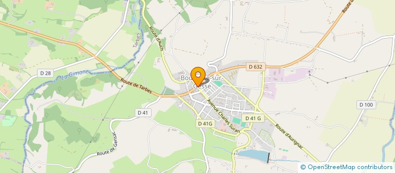 localisation de l'entreprise MADAME JULIE BURGAN  BOULOGNE-SUR-GESSE