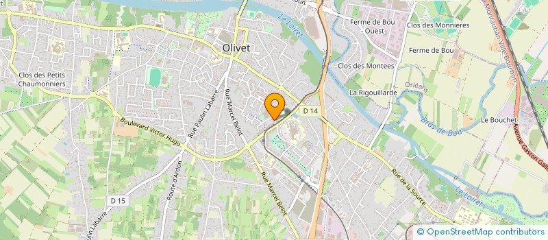 localisation de l'entreprise MADAME JULIE CABALLE à OLIVET