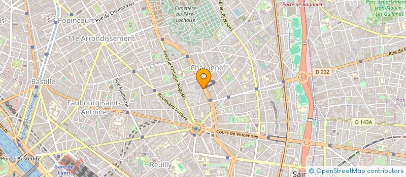 localisation de l'entreprise MADAME JULIE CABANEL  PARIS