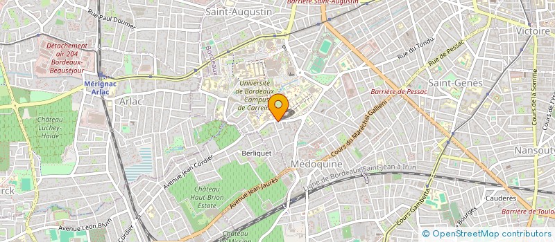 localisation de l'entreprise MADAME JULIE CABANES  BORDEAUX