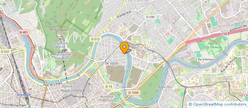 localisation de l'entreprise MADAME JULIE CAHART à GRENOBLE