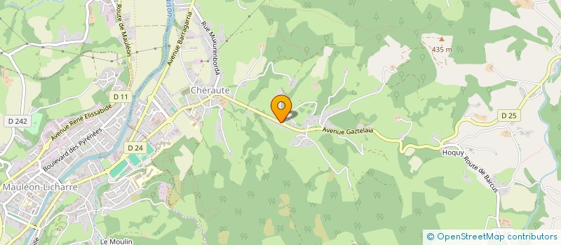 localisation de l'entreprise MADAME JULIE CALIN  CHERAUTE