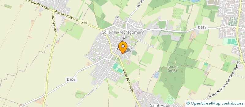 localisation de l'entreprise MADAME JULIE CAREME  COLLEVILLE-MONTGOMERY