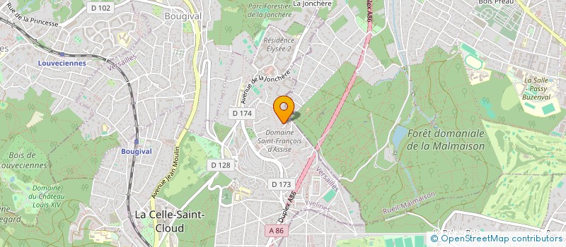 localisation de l'entreprise MADAME JULIE CARLHIAN  LA CELLE-SAINT-CLOUD