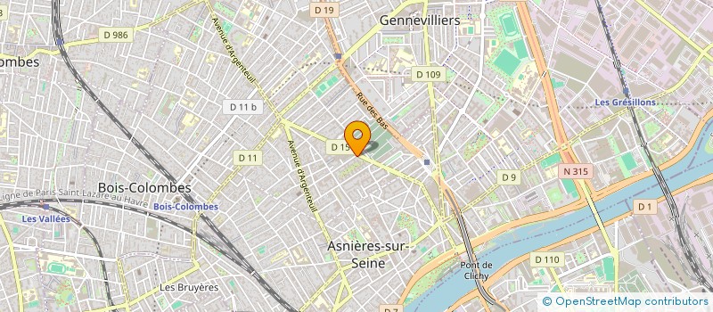 localisation de l'entreprise MADAME JULIE CARLIER à ASNIERES-SUR-SEINE