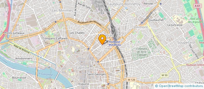 localisation de l'entreprise MADAME JULIE CARME  CASTANET-TOLOSAN