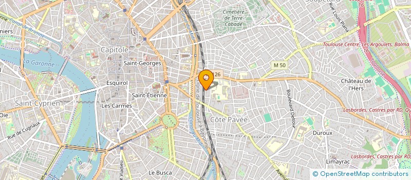 localisation de l'entreprise MADAME JULIE CASSORLA  TOULOUSE