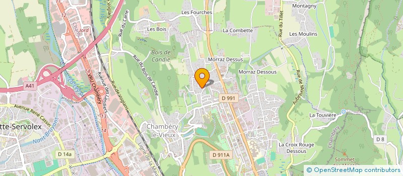 localisation de l'entreprise MADAME JULIE CASSORLA  CHAMBERY