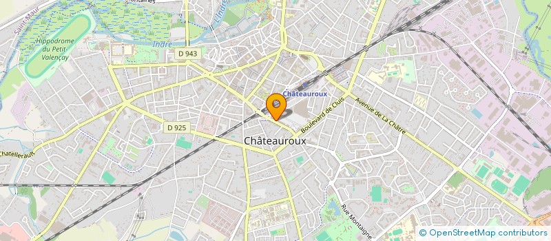 localisation de l'entreprise MADAME JULIE CASTAGNOL à CHATEAUROUX