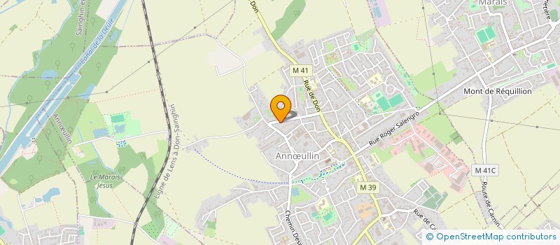 localisation de l'entreprise MADAME JULIE CASTEL  ANNULLIN