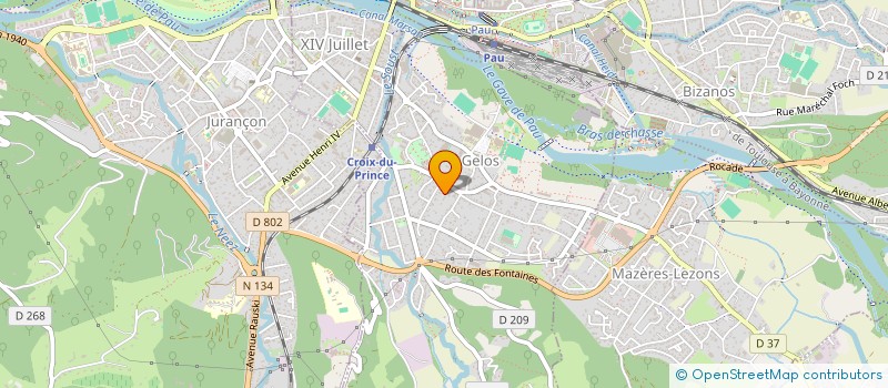 localisation de l'entreprise MADAME JULIE CASTRIQUE  GELOS