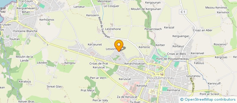 localisation de l'entreprise MADAME JULIE CATINAUD  PLOUDALMEZEAU