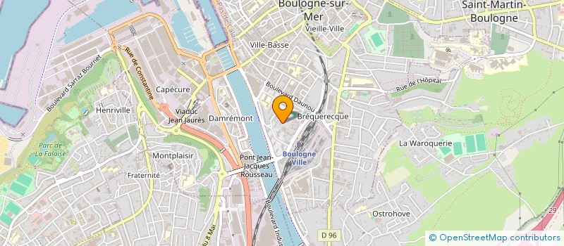 localisation de l'entreprise MADAME JULIE CAULIER à BOULOGNE-SUR-MER