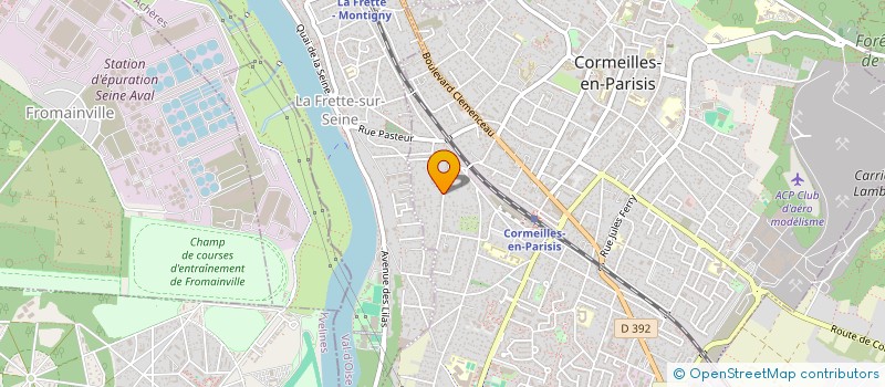 localisation de l'entreprise MADAME JULIE CAVENEY WICKENDEN  CORMEILLES-EN-PARISIS