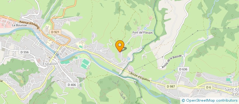 localisation de l'entreprise MADAME JULIE CAVIALE  ESPALION