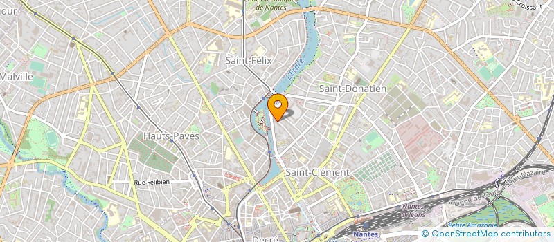 localisation de l'entreprise MADAME JULIE CAZALA à NANTES