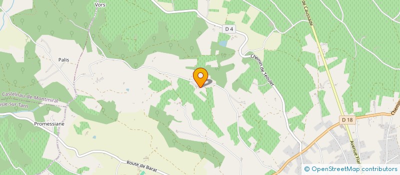 localisation de l'entreprise MADAME JULIE CAZARD à GAILLAC