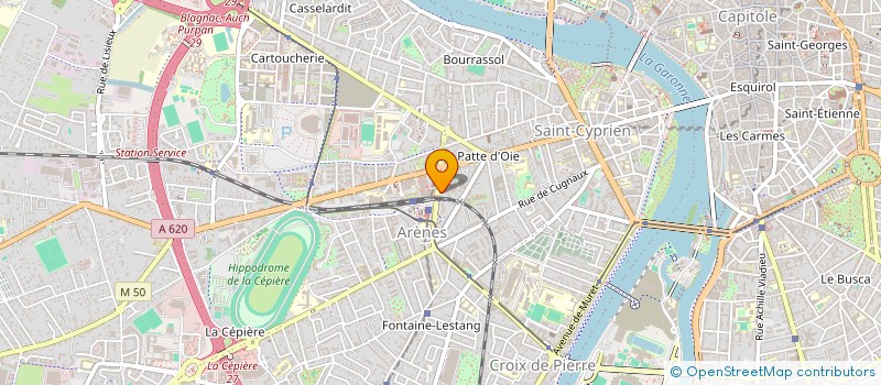 localisation de l'entreprise MADAME JULIE CAZES à TOULOUSE