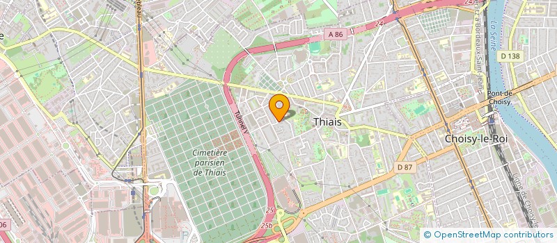 localisation de l'entreprise MADAME JULIE CEPITELLI  THIAIS