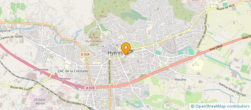 localisation de l'entreprise MADAME JULIE CETRE  HYERES