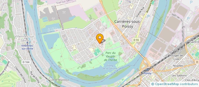 localisation de l'entreprise MADAME JULIE CHABERT  CARRIERES-SOUS-POISSY