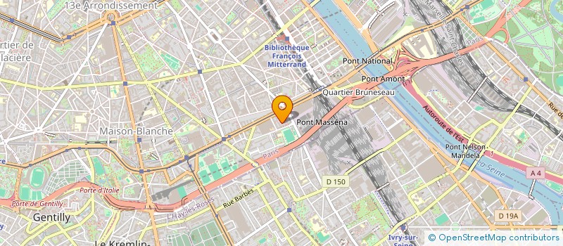 localisation de l'entreprise MADAME JULIE CHABIN  PARIS